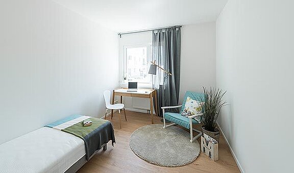 Neubauprojekt Powerhouse Innenansicht Schlafzimmer