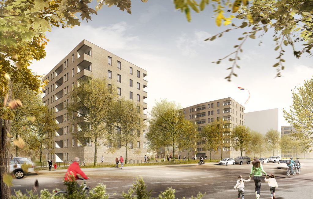 Visualisierung der Außenansicht der Sewanstraße